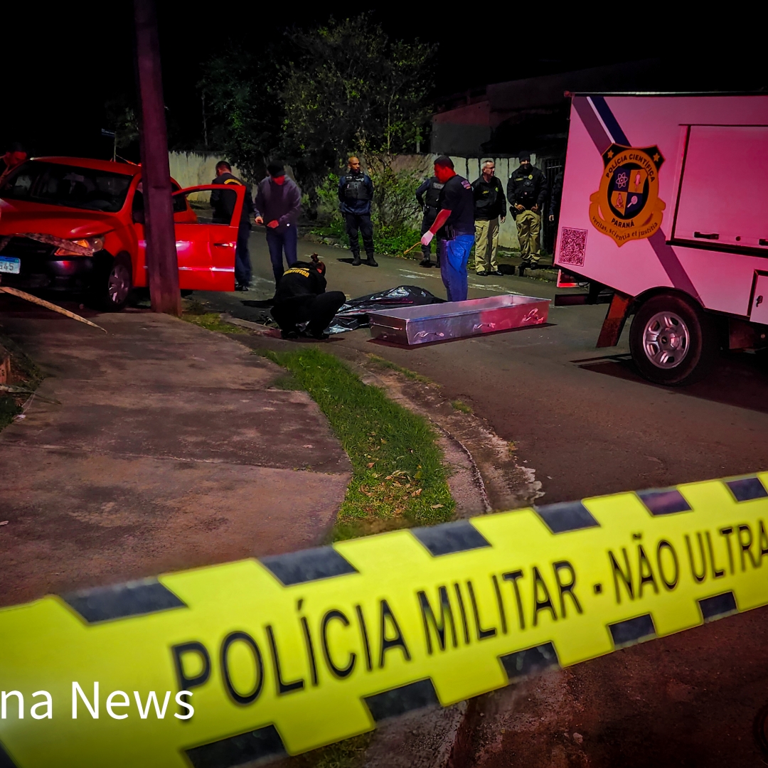 EXECUÇÃO COM CERCA DE 70 TIROS DENTRO DE CARRO É INVESTIGADA PELA POLÍCIA CIVIL NA ZONA NORTE DE LONDRINA