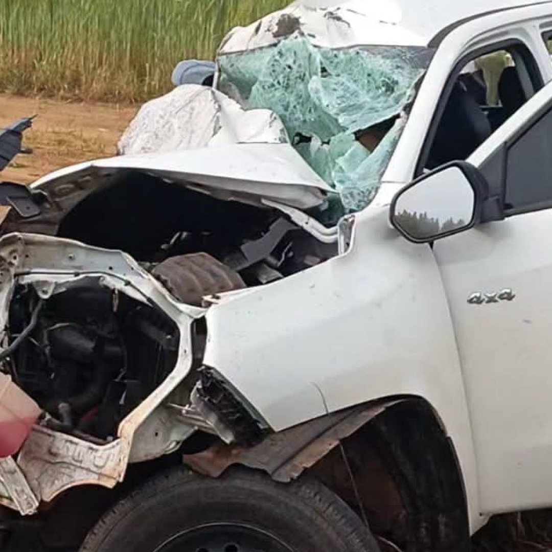 CINCO PESSOAS MORREM EM GRAVE COLISÃO FRONTAL NA PR-090, EM VENTANIA