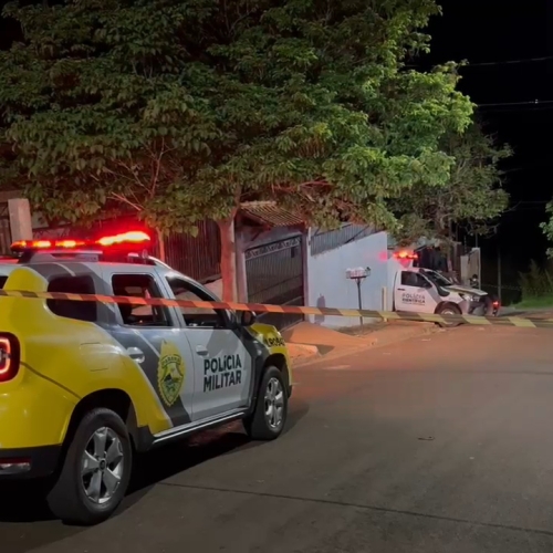 HOMEM COM MANDADO DE PRISÃO É MORTO A TIROS EM ROLÂNDIA; FILHO DE 6 ANOS FICA FERIDO