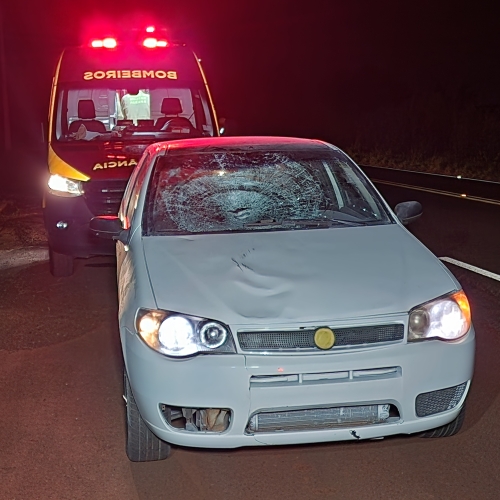 HOMEM É ATROPELADO POR CARRO NA RODOVIA CARLOS JOÃO STRASS, EM LONDRINA 