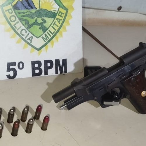 HOMEM É PRESO POR VIOLÊNCIA DOMÉSTICA E POSSE ILEGAL DE ARMA DE FOGO EM LONDRINA