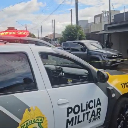 EMPRESÁRIO É MORTO A TIROS DENTRO DE CAMINHONETE EM FRENTE DE CASA NA ZONA OESTE DE LONDRINA