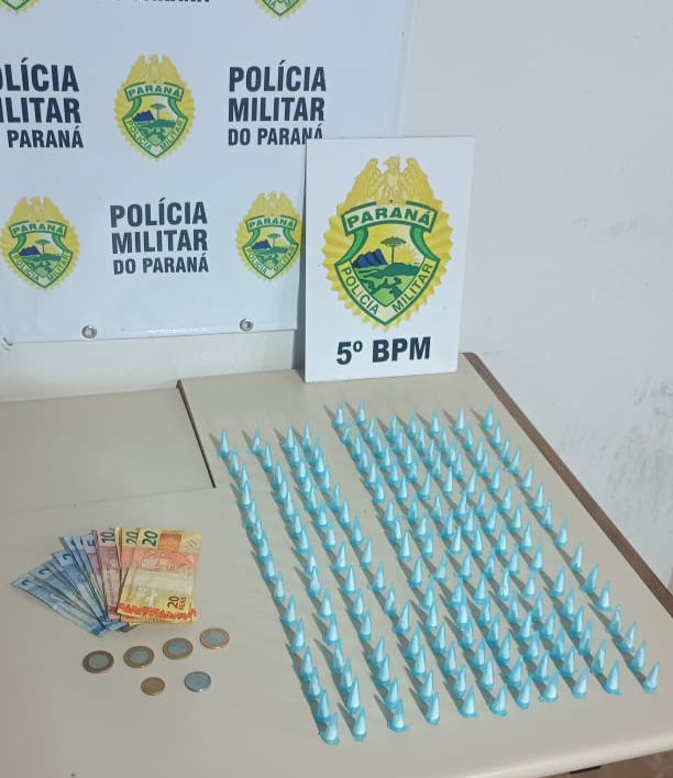 CASAL É PRESO POR TRÁFICO DE DROGAS NA VILA CASONI 