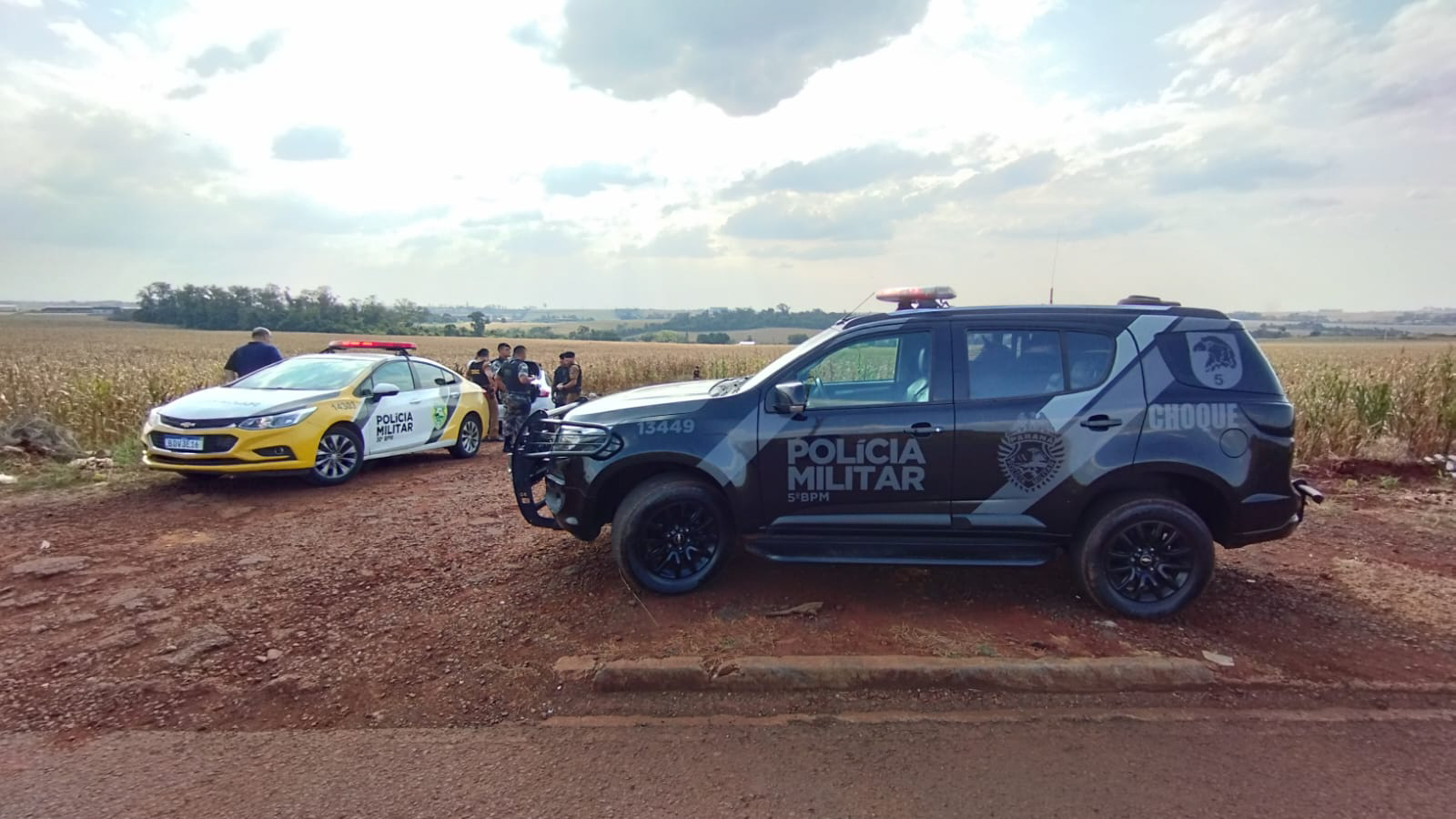 SUSPEITO DE PARTICIPAR DE ROUBO CONTRA EMPRESÁRIOS NO AEROPORTO 14 BIS MORRE EM CONFRONTO COM A ROTAM NA ZONA NORTE DE LONDRINA 