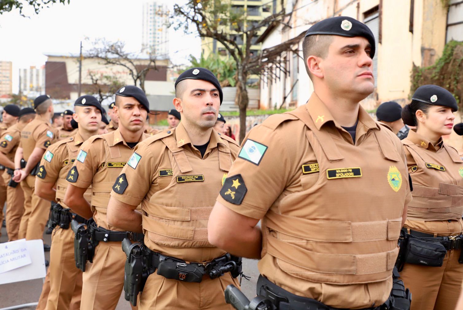 POLICIAIS MILITARES DO 5º BPM, PARTICIPAM DO DESFILE DE 7 DE SETEMBRO, EM LONDRINA 