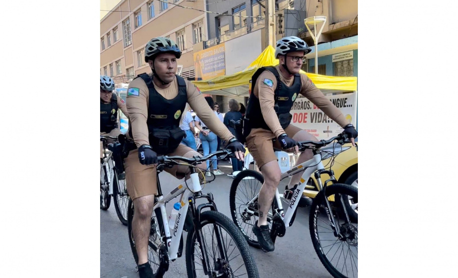 POLÍCIA MILITAR RETOMA PATRULHAMENTO COM BICICLETAS EM LONDRINA 