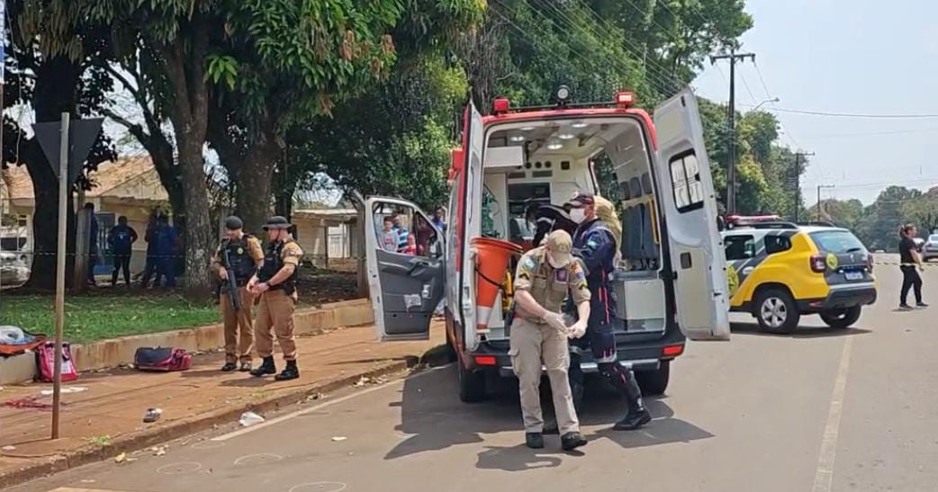 RAPAZ É ENCAMINHADO EM ESTADO GRAVE AO HOSPITAL APÓS SER BALEADO NA CABEÇA EM CAMPO MOURÃO 