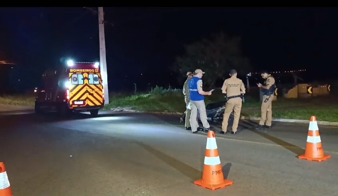 HOMEM MORRE EM ACIDENTE COM MOTO NA ZONA OESTE DE LONDRINA 