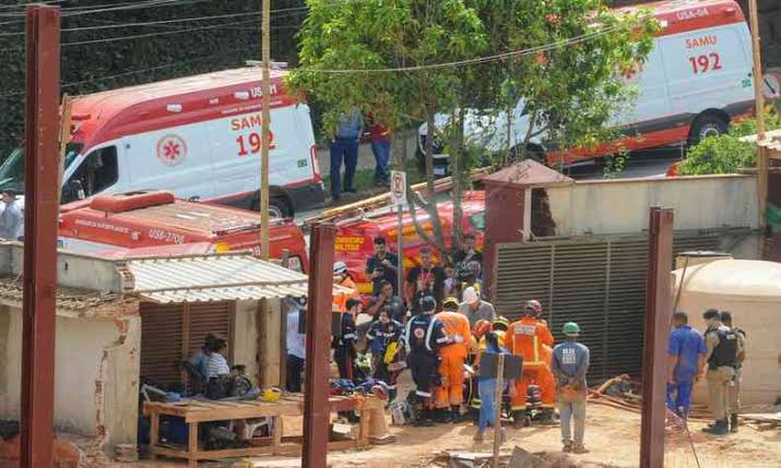 OPERÁRIOS MORREM SOTERRADOS EM OBRA DE SUPERMERCADO EM BH