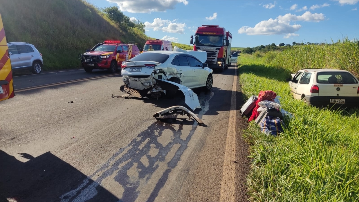 ACIDENTE GRAVE É REGISTRADO NA PR-445 EM LONDRINA 