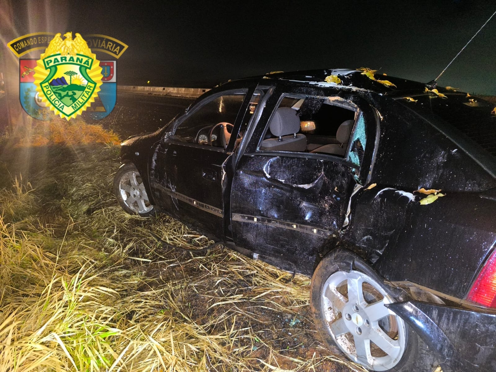 MOTORISTA FICA FERIDO EM ACIDENTE NO CONTORNO NORTE DE IBIPORÃ 