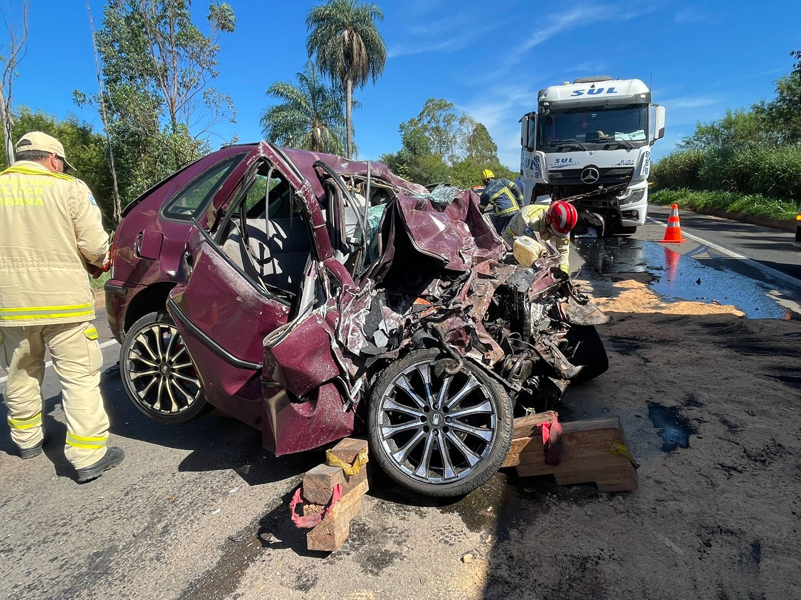 MOTORISTA MORRE EM ACIDENTE NA BR-376, NO NOROESTE DO PR 