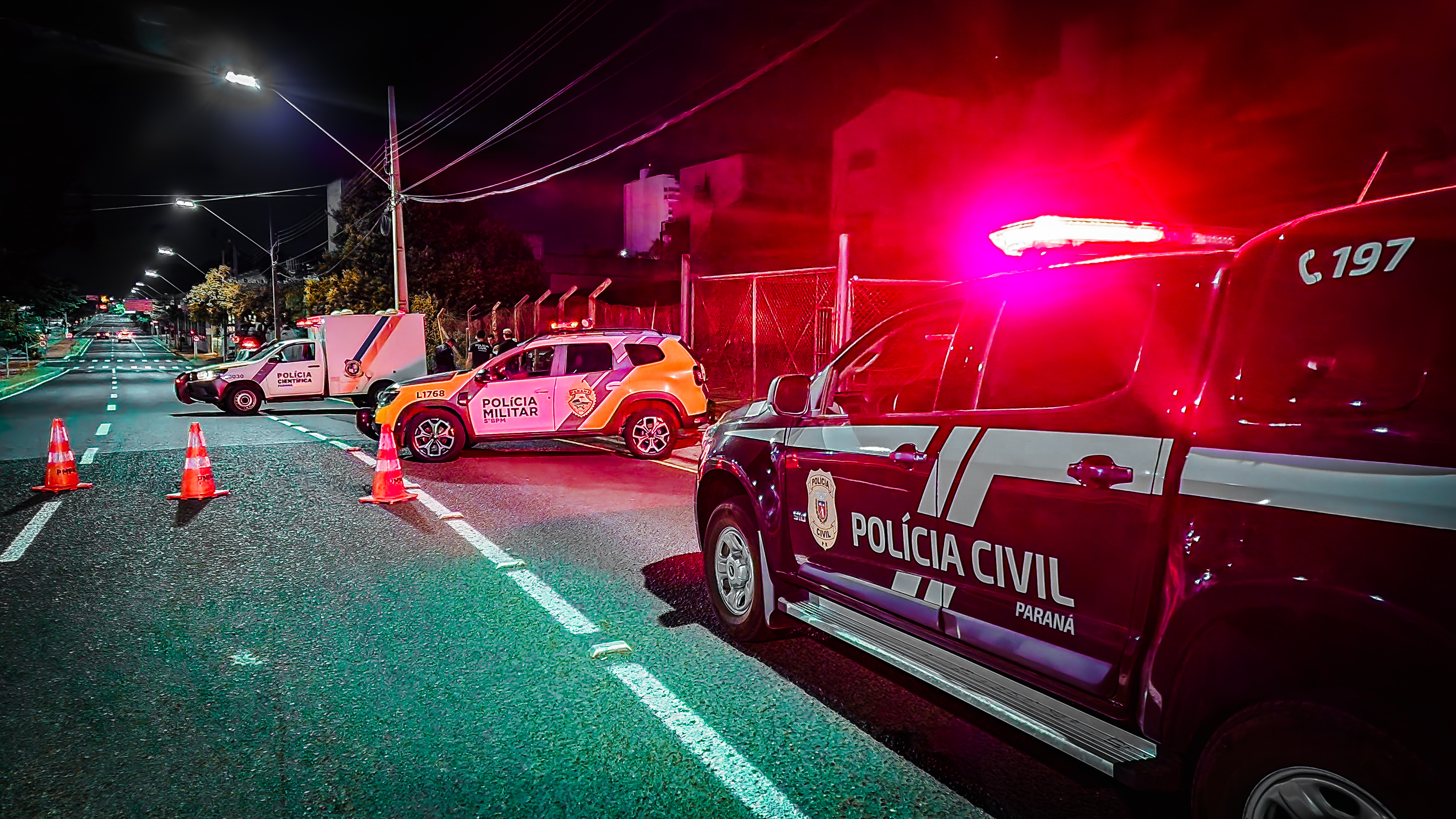 HOMEM MORRE EM ACIDENTE DE MOTO NO CENTRO DE LONDRINA 