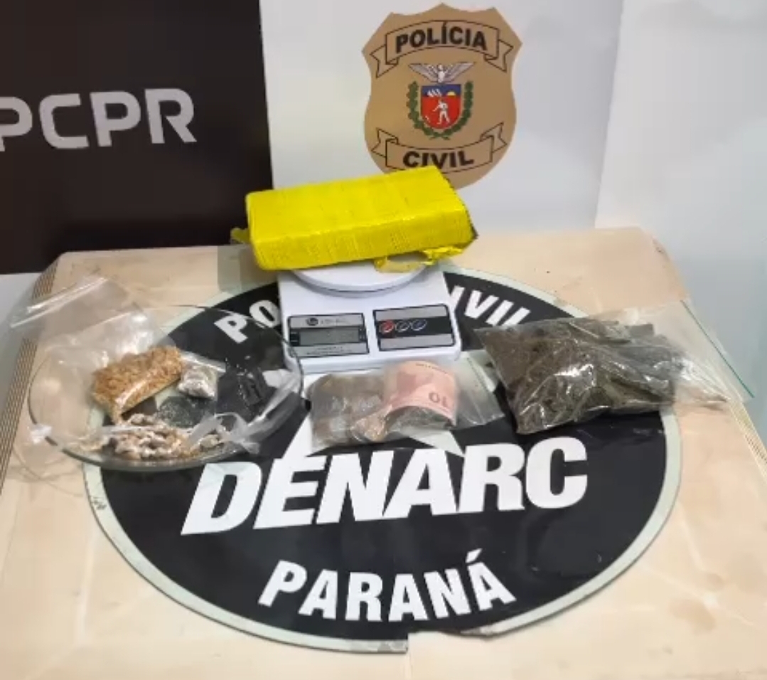 POLÍCIA CIVIL PRENDE SUSPEITO DE TRÁFICO DE DROGAS NA ZONA LESTE DE LONDRINA 